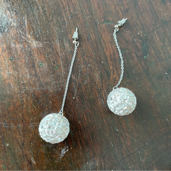 Disco Ball Earrings - Picture 3 of 4